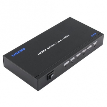 HDMI Splitter Ligawo 1 Eingang -> 4 Ausgänge 3D, 6518704 - 1