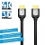 Sentivus 4K HDMI Kabel 2m (Ultra HD, 3D und ARC) auf HDMI 1.3, 1.4 und 2.0 kompatibel mit High Speed Ethernet und 3-fach Schirmung schwarz - 2